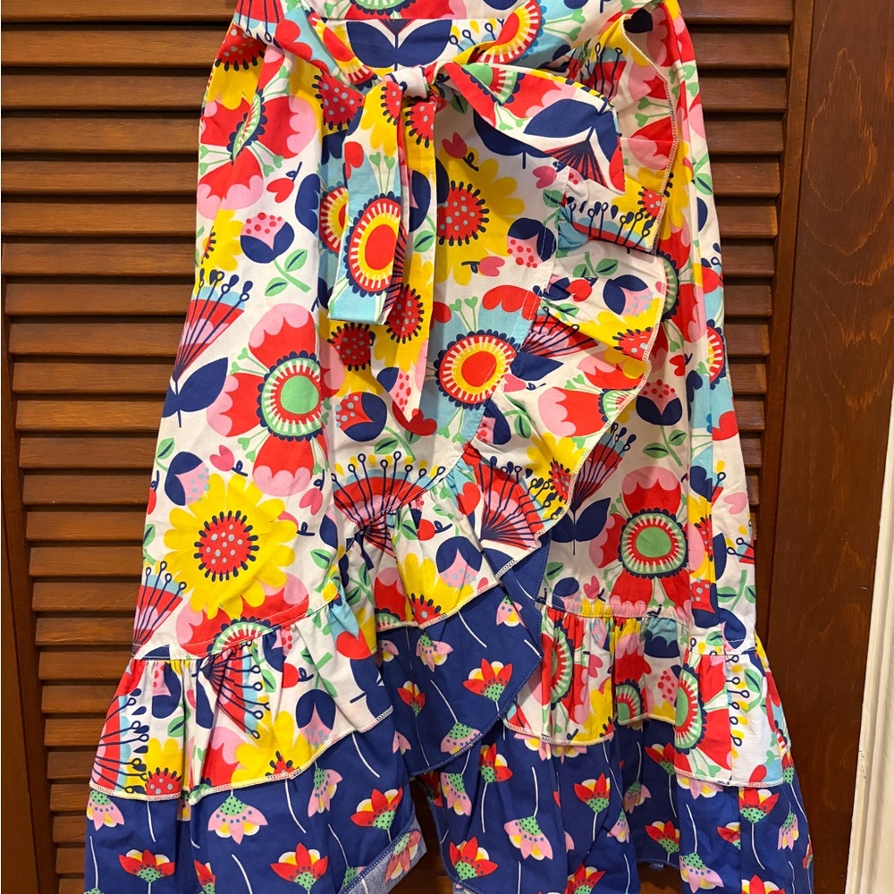 Jelly The Pug Colorful Floral Skirt